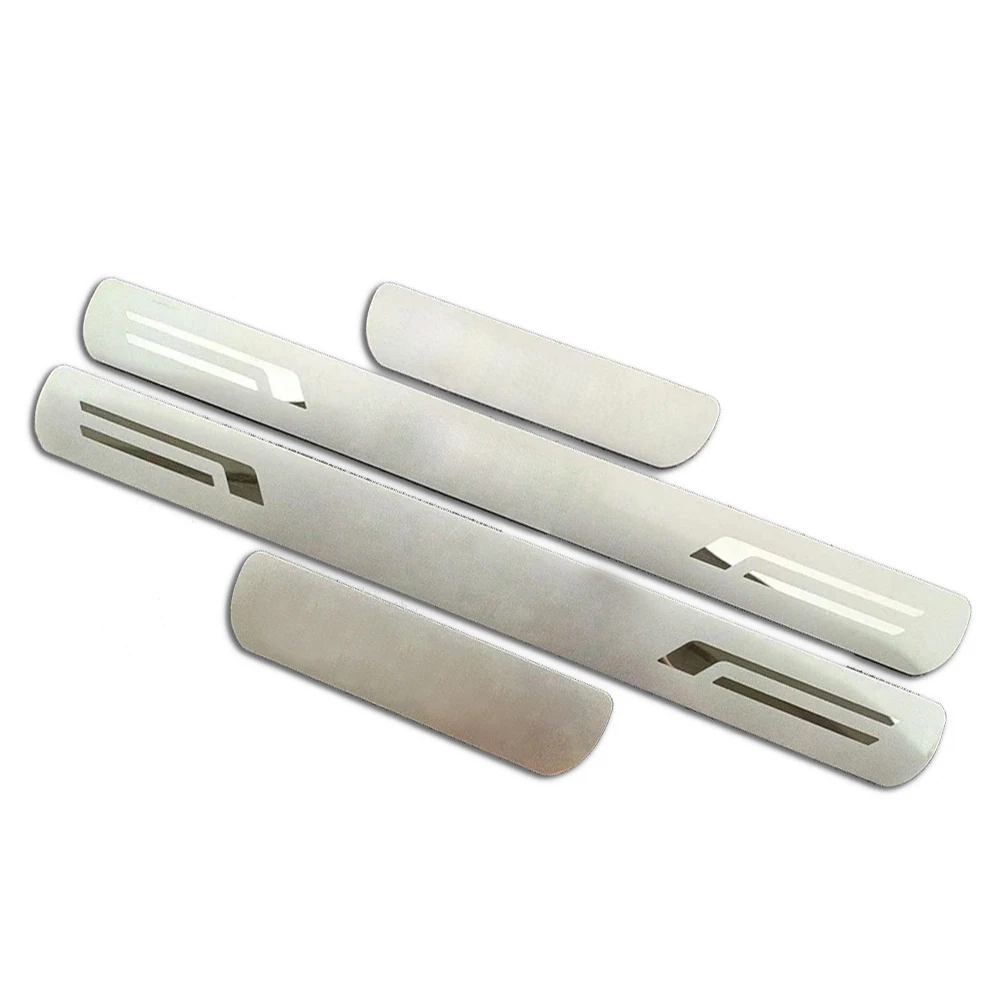 For Mazda 3 CX-5 6 CX30 Car Door Sill Kick Scuff Plate Protector Trim Auto Accessories Threshold Guard Pedal Styling Sticker