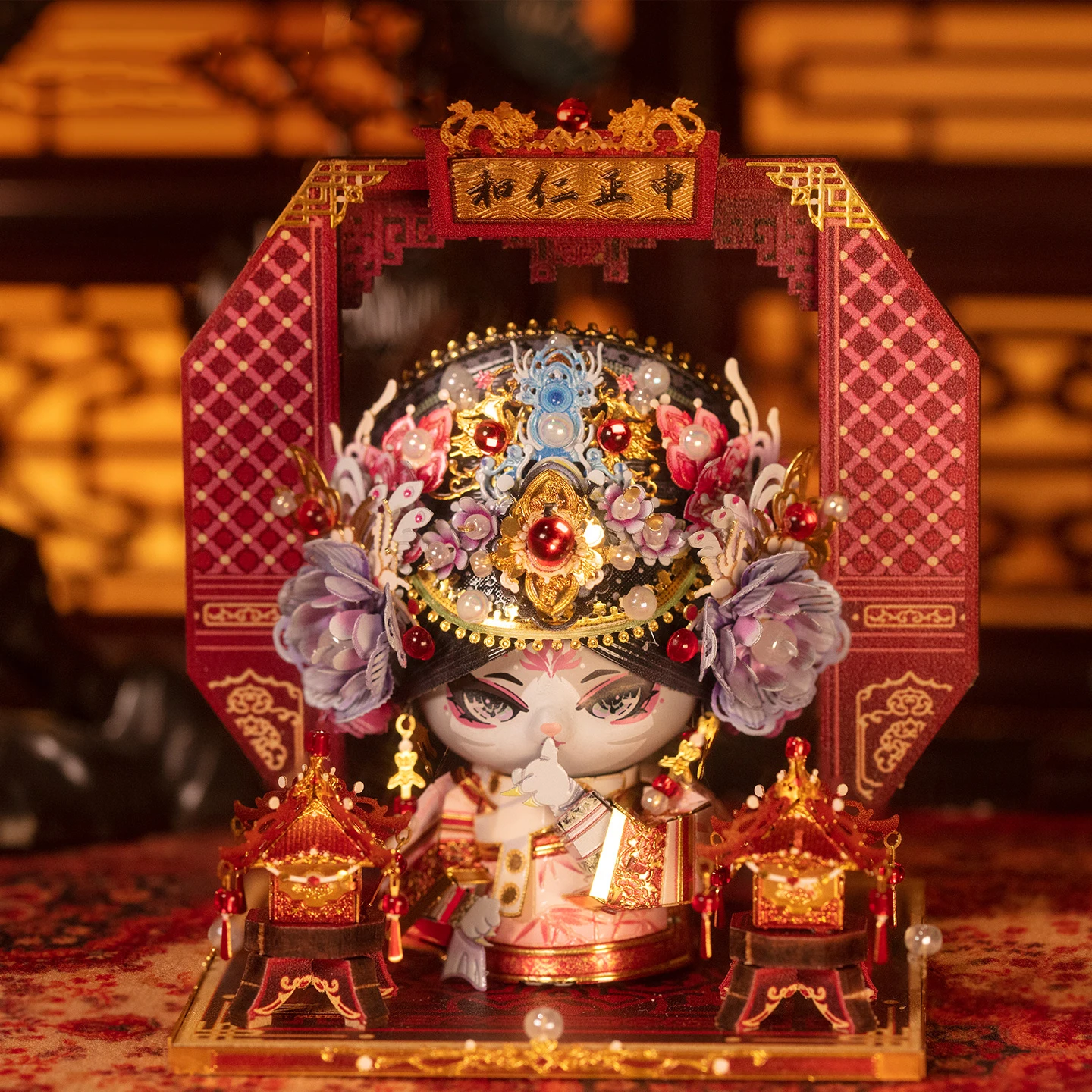 Nuevo rompecabezas de Metal 3D DIY la leyenda de Zhen Huan Mini kits de construcción de modelos montaje Hua Fei rompecabezas para niñas regalo de cumpleaños