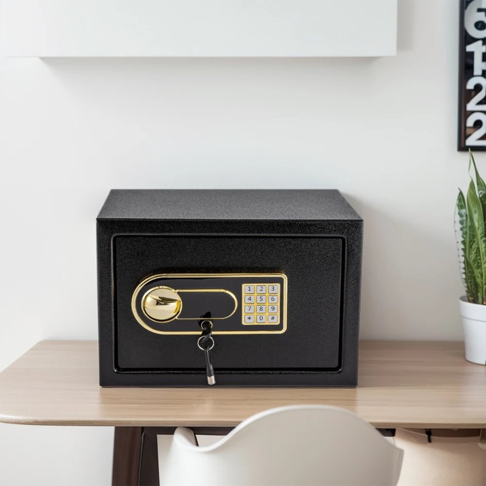 Digital Safe Box Anti-Theft Electronic Security Box Password Security Box for Home Office Hotel Business