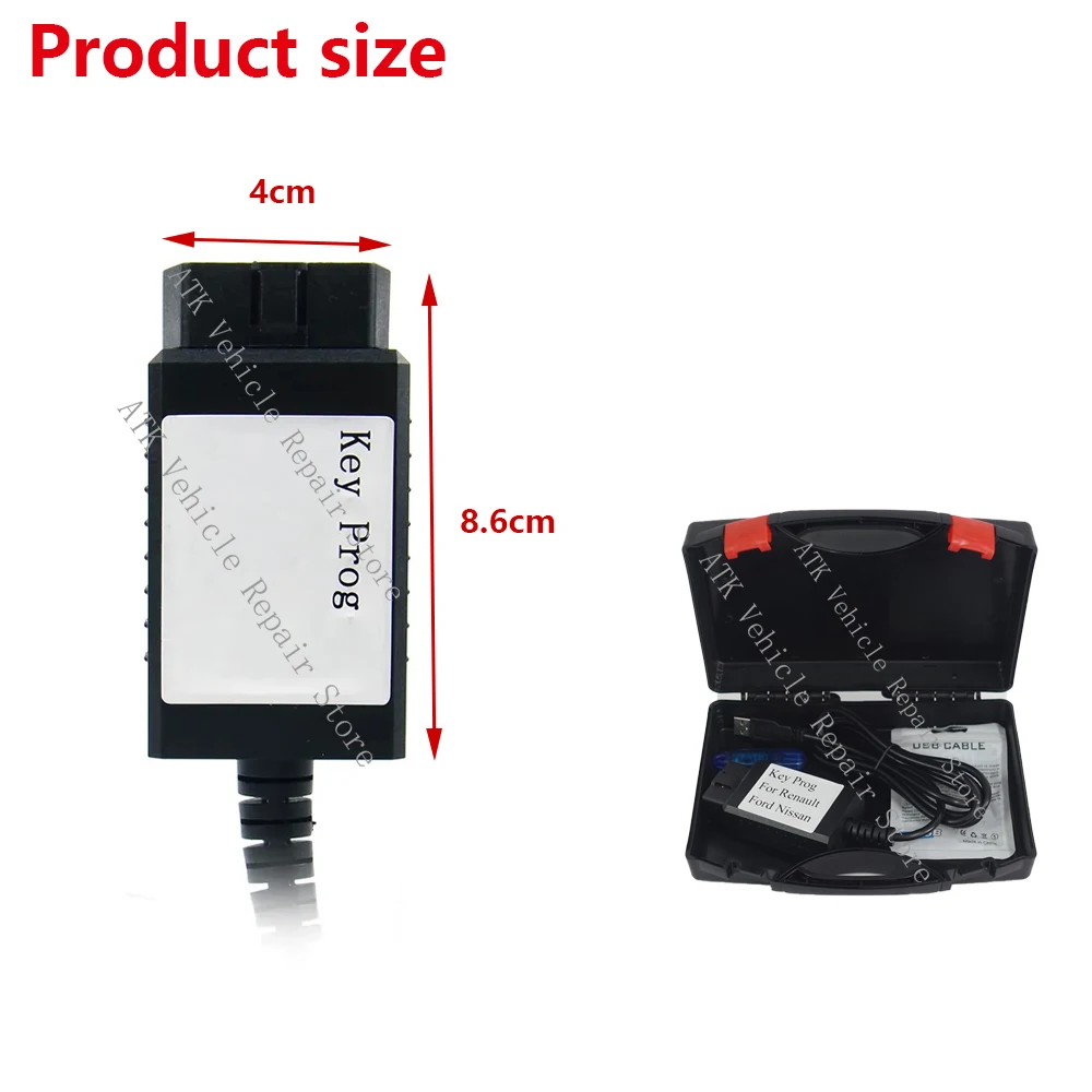 FNR Key Prog avec USB Dongle Programmer Pas besoin de code Pin Pigments Programmeur de clé FNR avec dongle USB Prog 4 en 1 haute qualité Nis-san Fo-rd Re-nault cto-ry scanner car diagnostic tools obd 2 diagnostic 2024