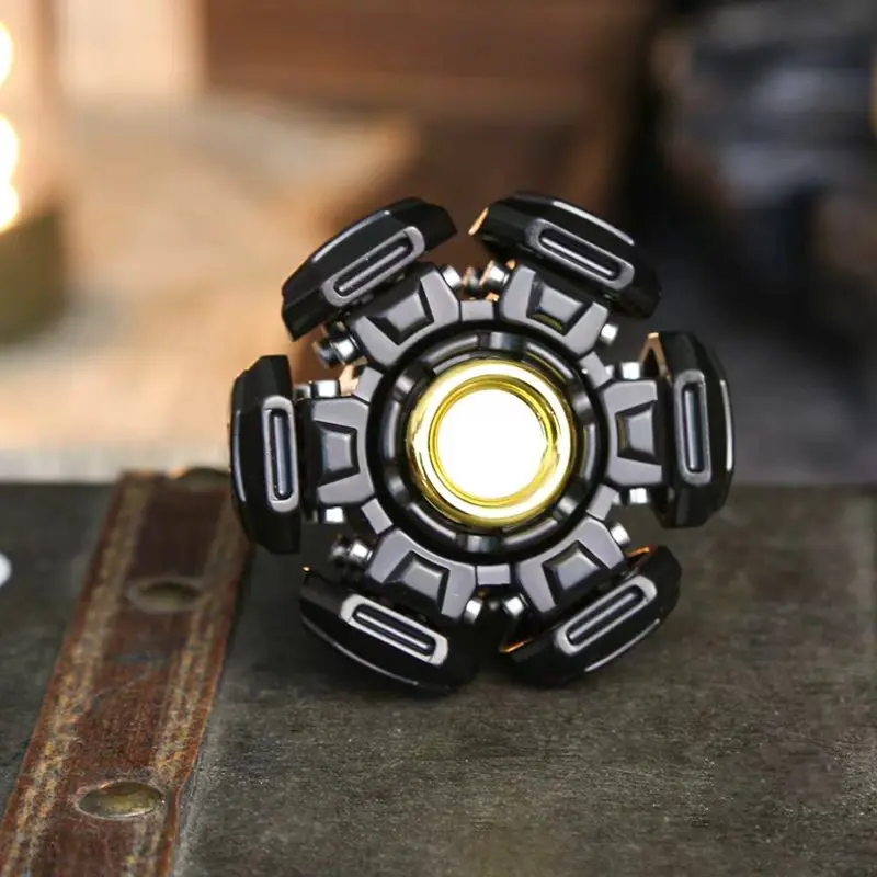 Open Armor Linkage Ancient Iron Fidget Spinner,  Hand Spinner EDC Stress Relief Toy, ADHD Anti-Anxiety Toy Adults Gifts