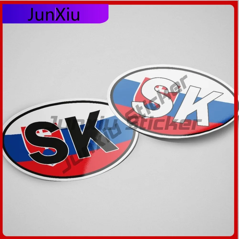 

Slovakia SK Sticker Creative Mobile Phones Door Funny Cars Air Conditioners Scratch Resistant Waterproof Car Styling Auto