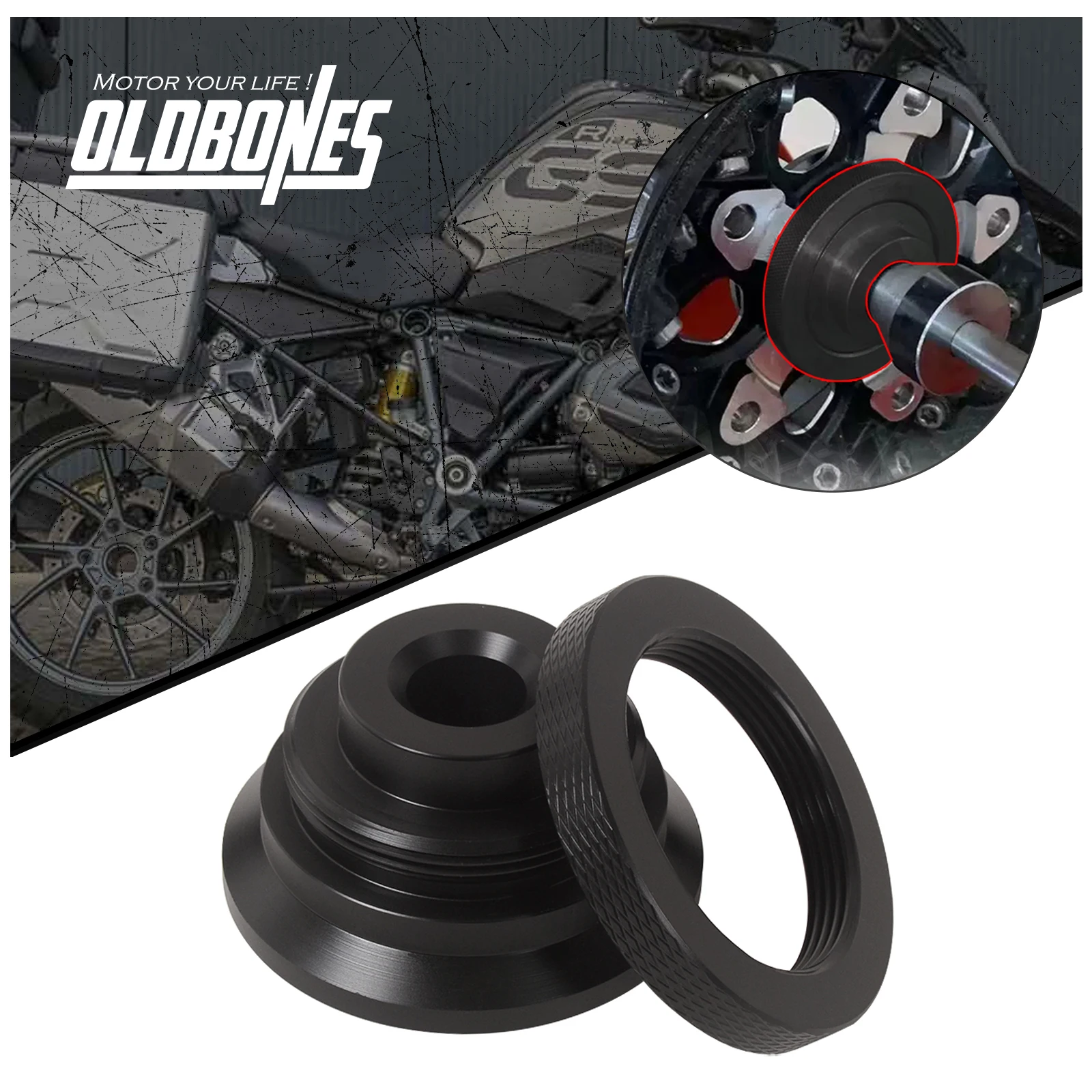 

OldBones Motorcycle Wheel Static Balancing Tool Balanceradpator Auxiliary tools For BMW R1200GS R1250GS R 1200 GS