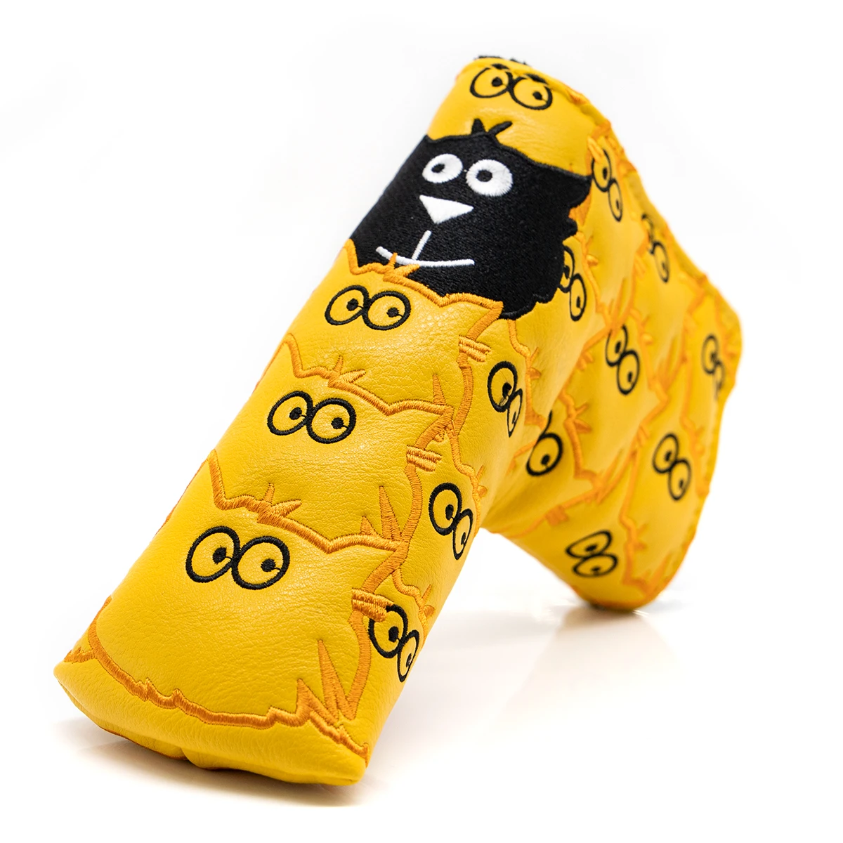 Barudan Golf Putter Cover Blade Putter Cover Golf Club Headcover Magnetic for Scotty Cameron Select Newport 2 Yellow Synth... Ba