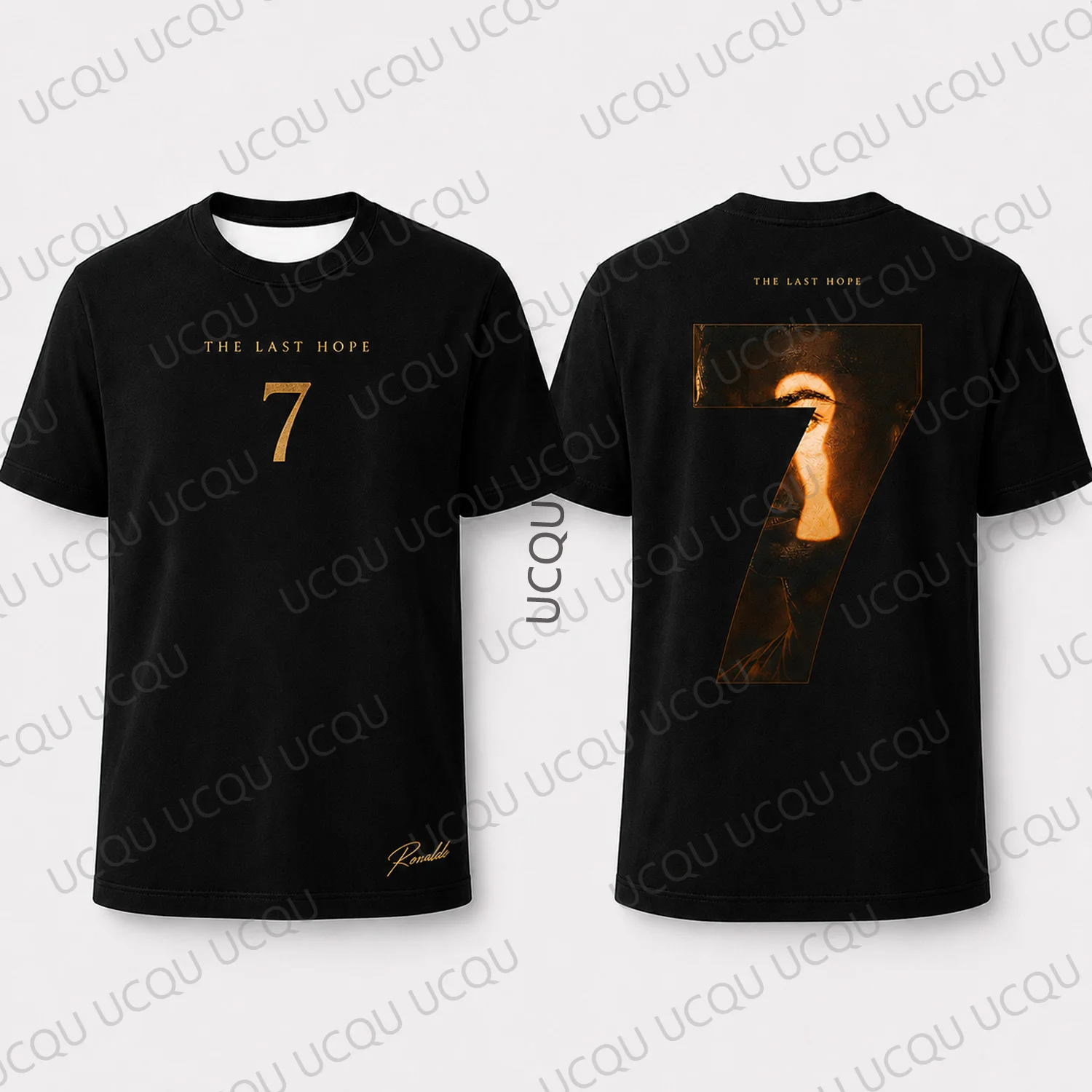 Ronaldo 7 The Last Hope Vintage Graphic T Shirt Red Green Soccer Fan Tee Men Women Oversized Streetwear Gift Kits