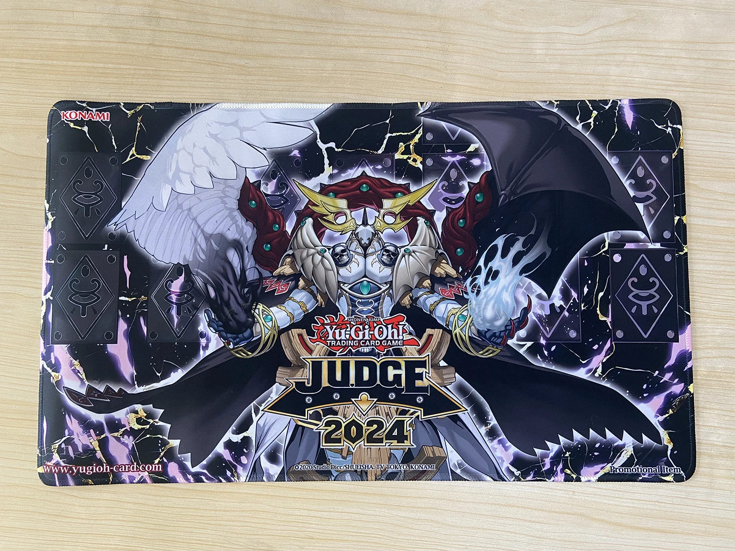 YuGiOh Chaos Angel Playmat TCG CCG Mat Trading Card Game Mat Board Game Rubber Mouse Pad Game Mat Zone Free Bag 600x350x2mm 2024