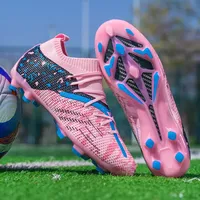 Man Football Boots TF/FG Soccer Shoes Professional High -top Soccer Cleats Teenager Anti-slip Outdoor Sport Shoes 2025 New