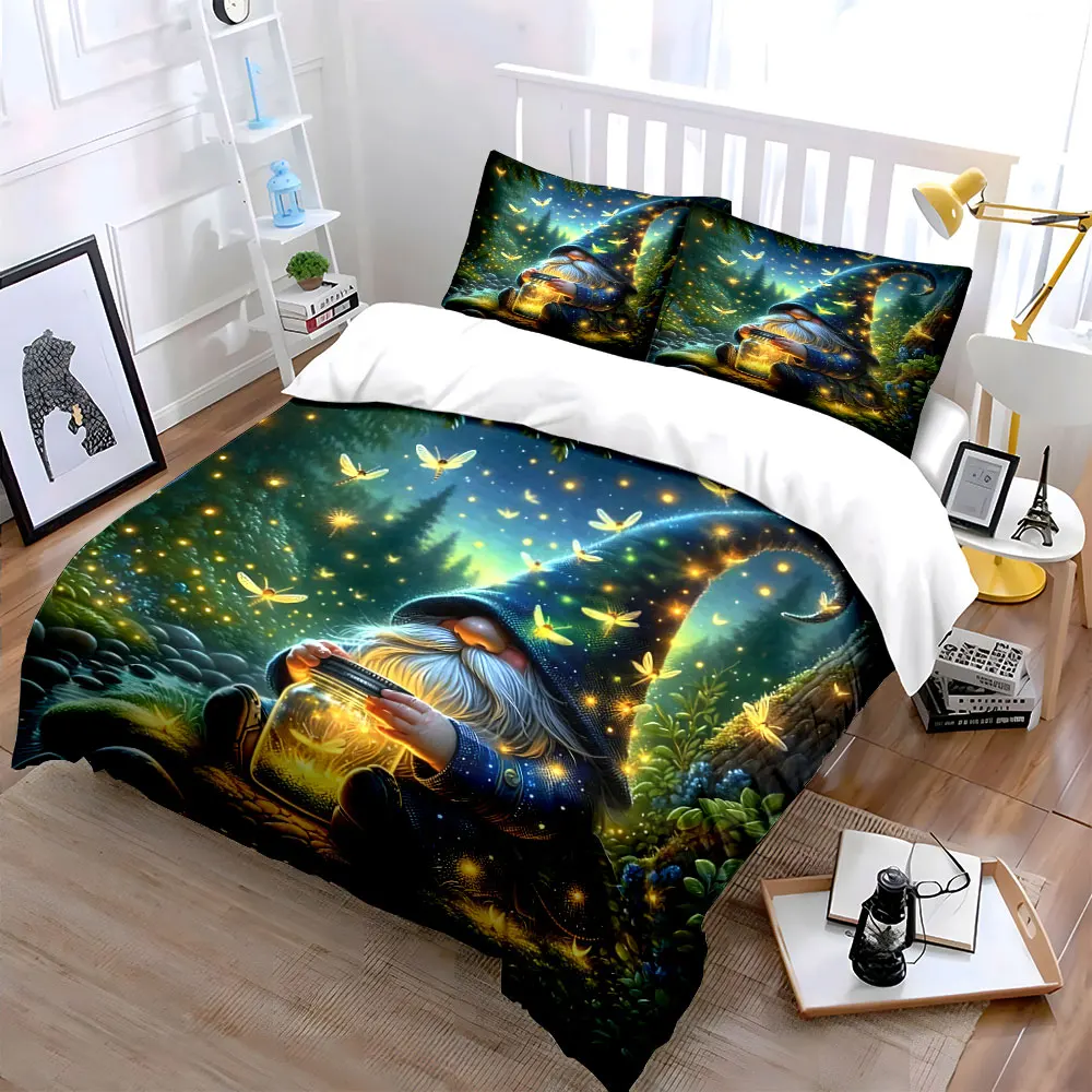 

"Magical Glow Garden Decor Set" kid's and adults' bedroom decor, Exquisite three-piece bedding set gift