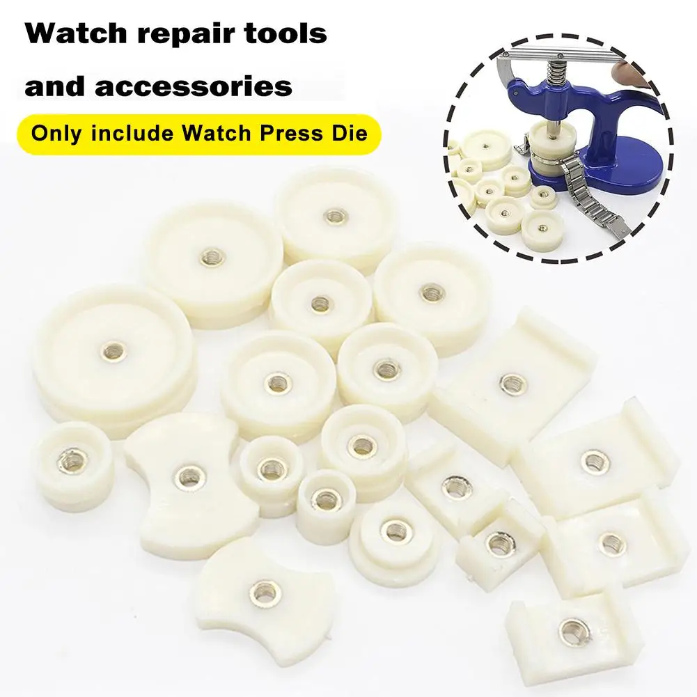 

Watch Press Die Kit Professional Watch Repair Tool Capping Machine Accessories Back Case Press Dies 20 Pcs