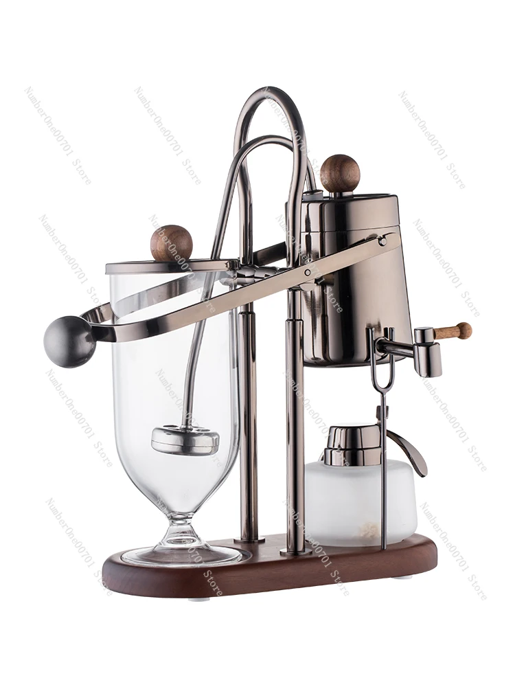 

Royal Belgium Pot Coffee Pot Alcohol Lamp Siphon Coffee Making Machine Household