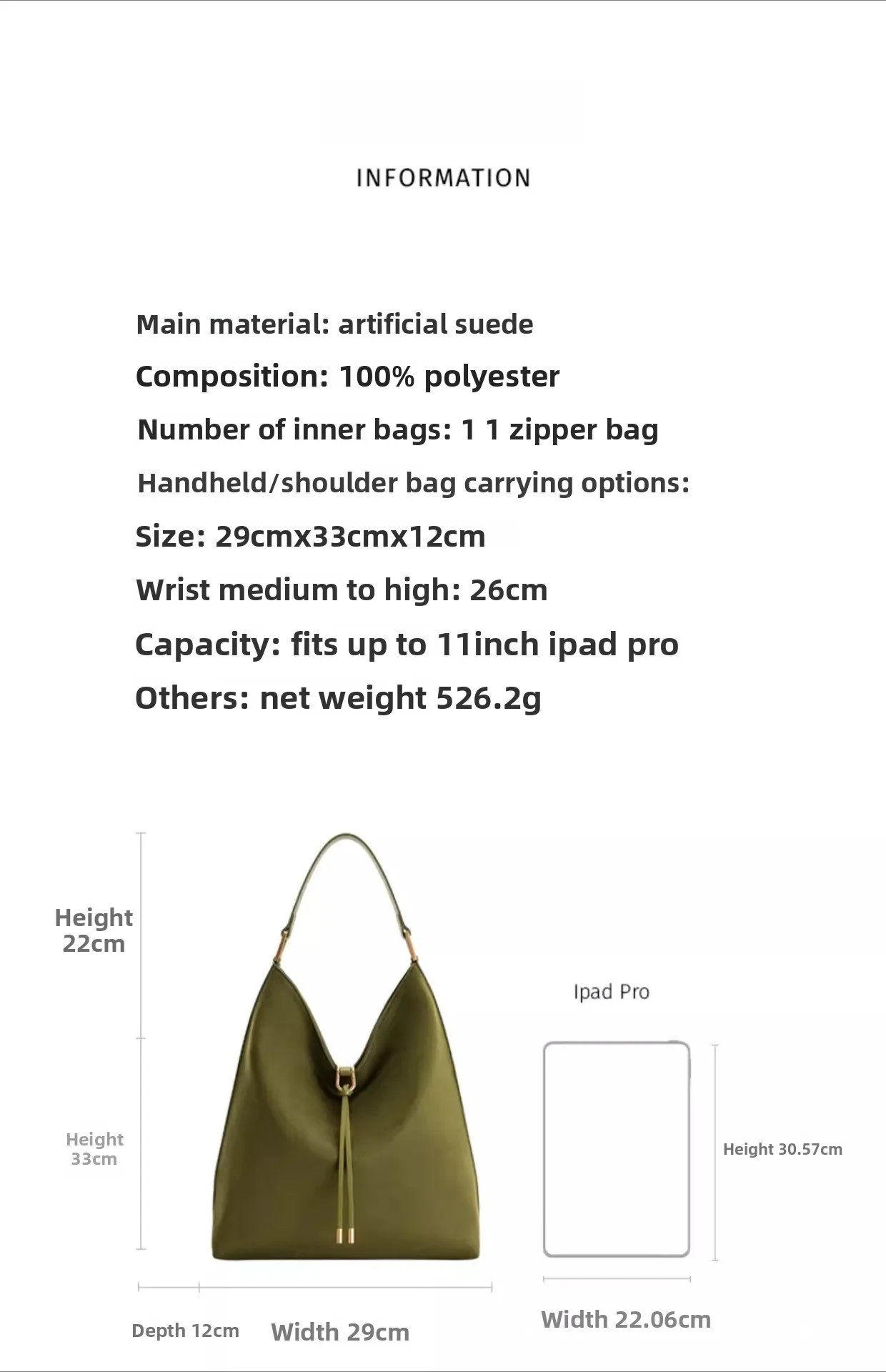 JW PEI Women's Tote Bag, New Style, Large Capacity, Relaxed Fit, Shoulder/Underarm Bag