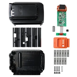 LBXR36 Batterij Plastic Case Opladen Bescherming Circuit Board Pcb Box Shell Behuizingen Voor Black Decker 36V 40V BL2036 LBX2040