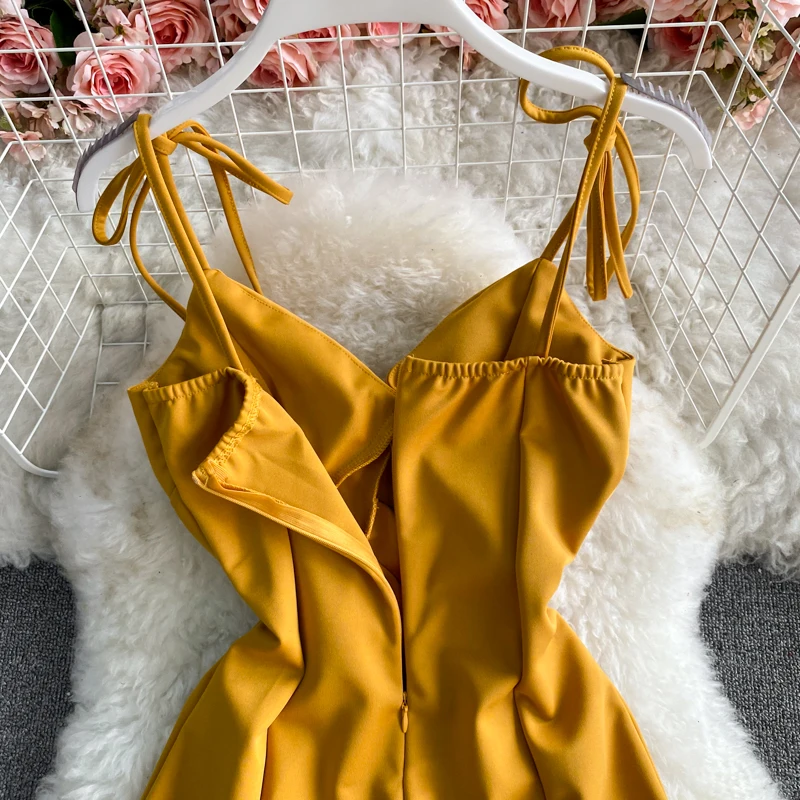 Zomer ort A-lijn Dr Bal V-Ne Afslankende Koreaanse Sle-jurk met hoge taille voor dames voor par en avond