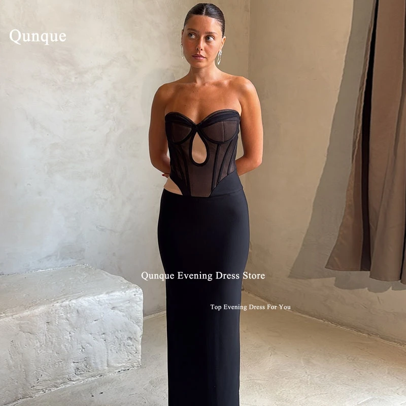 

Qunque Elegant Mermaid Evening Dresses for Women Sweetheart Banquet Cocktail Gowns Vestidos Invitada De Boda Mujer Customized