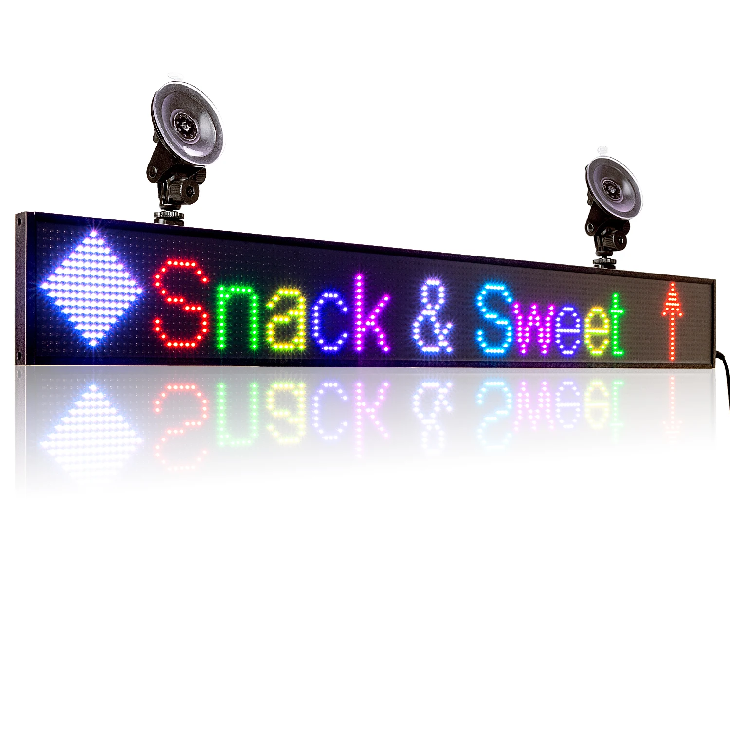 P5 82cm 12V Car Sign Full Color Car LED Display Board Indoor Programmable Scrolling Text Message Advertising Screen SMD2121