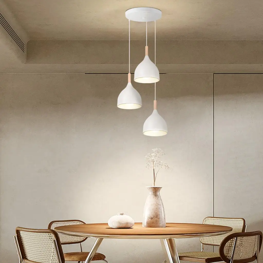 ملحقات لوحة سقف مستديرة ، تركيبات إضاءة ذاتية الصنع ، قاعدة مصباح متدلية ، مظلة سقف ، 3 فتحات ، 30 أو #6