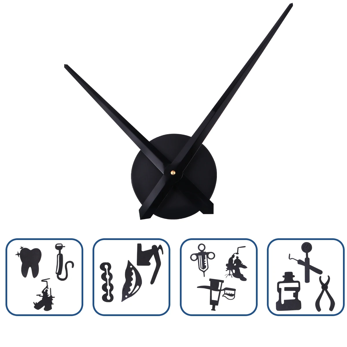 

Acrylic Wall Clock Home Decor Hanging Clock Elegant Bedroom Living Room Wall Art DIY EVA Metal Material Powered High