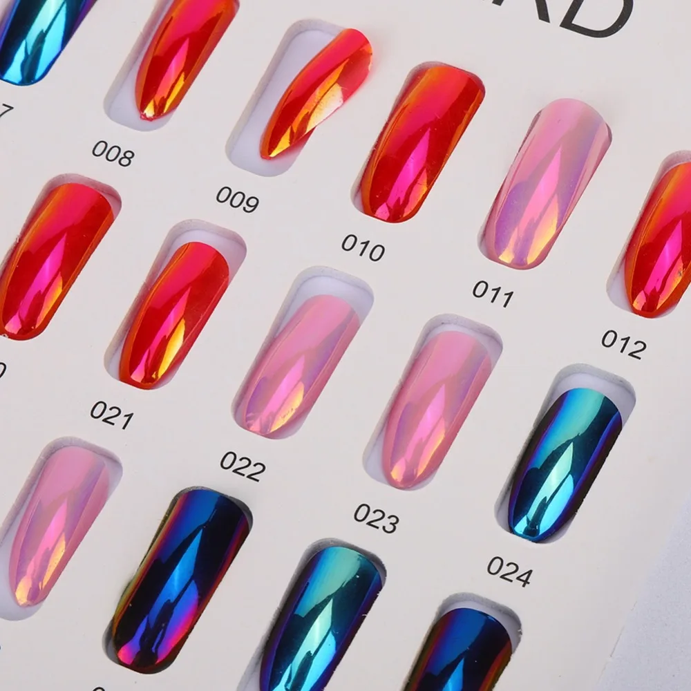 120 Colors False Nail Tips Nail Color Display Book Cardboard Organizer DIY Supplies Nail Gel Color Card