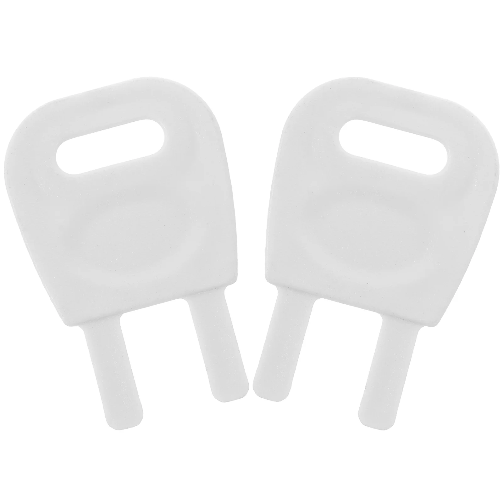 2 Pcs Key Tissue Box Toilet Paper Commercial Plastic Chrome Dispenser Replacement