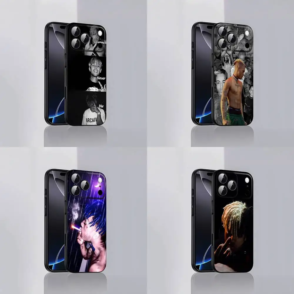 

L-Lil Rapper Peep 999 Phone Case For iPhone 17,16,15,14,13,12,Pro,Max,Plus,E,SE4,Air,Mini Black Soft Cover