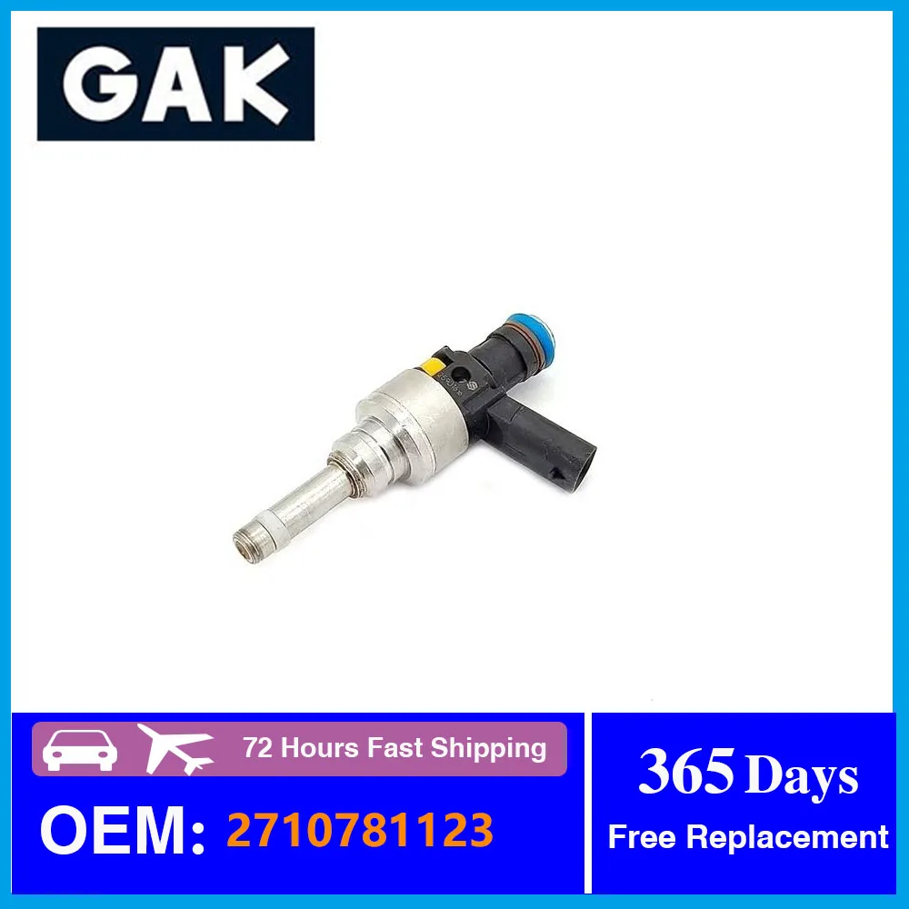 

GAK Brand 2710781123 FJ1211 fuel injector for MERCEDES-BENZ C200 2012~13 C250 2012~15 E200 2012~13 E250 2012~13 1.8L L4