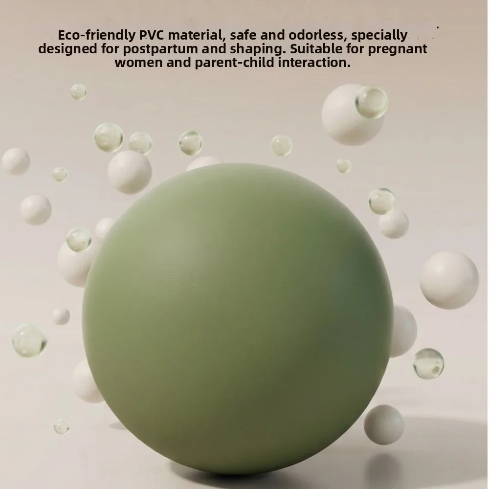 Household 22 cm Yoga Ball Soft Inflatable Pilates Ball Slip Resistant Anti-Burst Fitness Pilates Ball Yoga