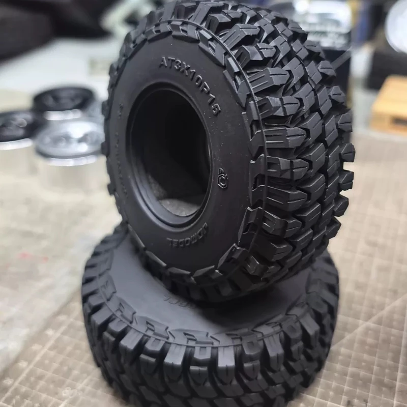 4PCS 1.9 Inch 110x39mm RC Crawler Tires Rubber with Foam Inserts for 1/10 RC Crawler Car Axial Rc4wd Traxxas Trx4 Tf2 D90 D110
