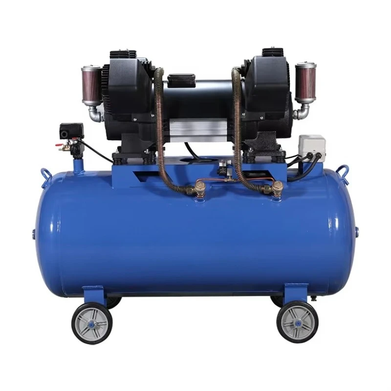 ضاغط هواء De Aire Silencioso Manufacturer عالي التحمل 380 فولت صامت سعة 200 لتر خالي من الزيت