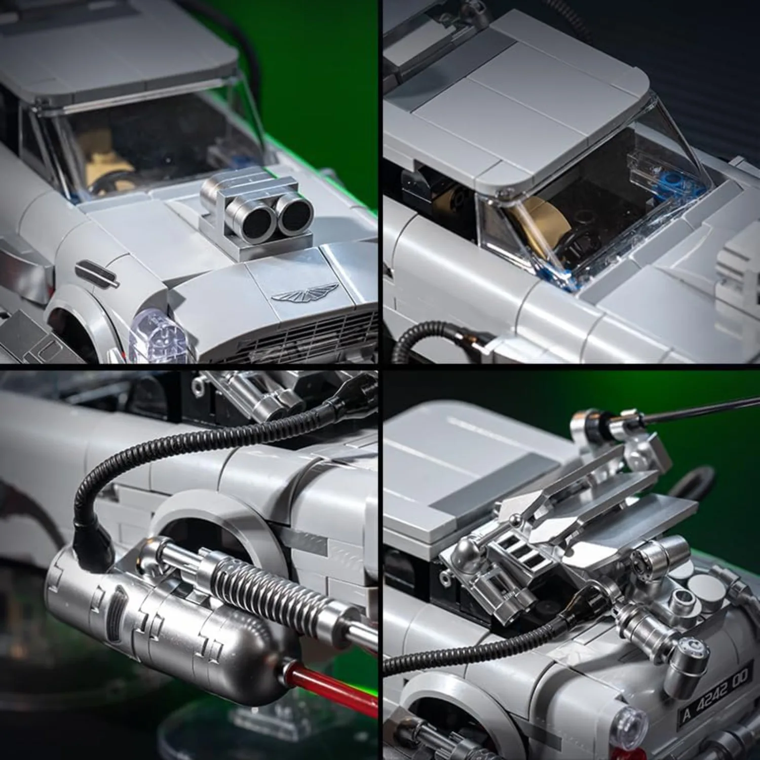 506 шт. PB8802 Назад в будущее Серия Строительный блок Комплект Сменных двух форм с контейнером Дисплей Коробка Скорость Автомобиль