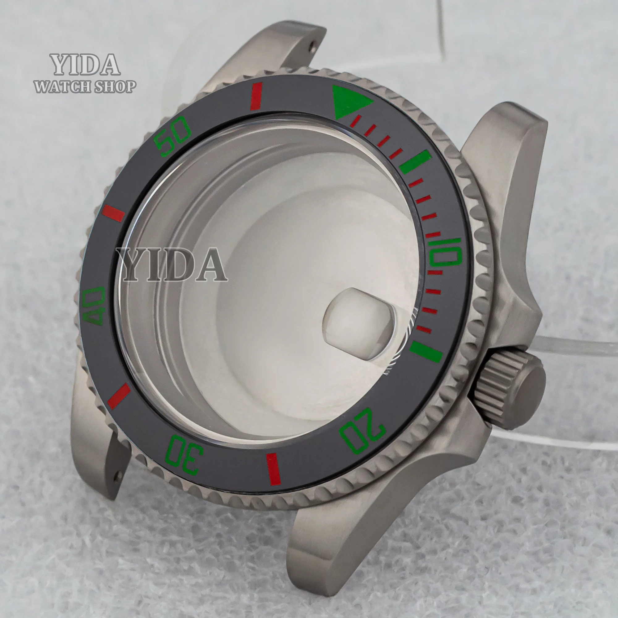 40mm NH35 Titanium Watch Case 10ATM Waterproof Case for NH35 NH36 SUB GMT NH35 Titanium Mod Watch Accessories Parts Repair Tools