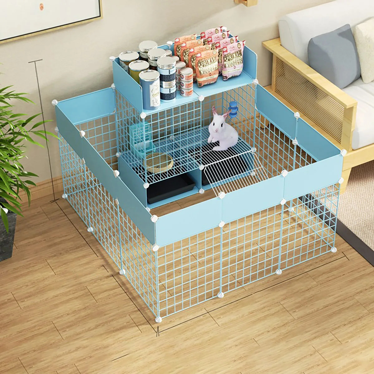 小型犬用ペットフェンス、屋内ホーム隔離バリア、猫用ヴィラ、ウサギ用フェンス、猫用ケージ、犬用ケージ