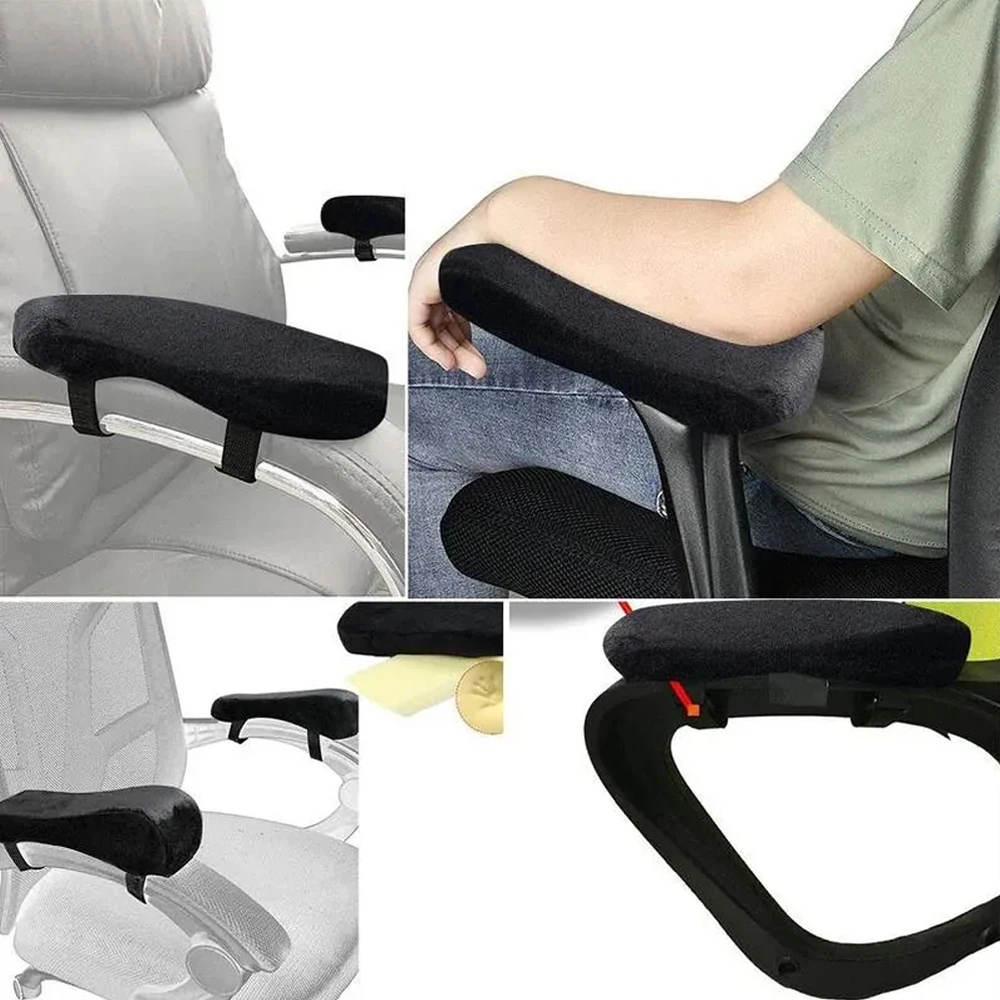 1Pcs Ergonomic Armrest Pads- Office Chair Arm Rest Cover Pillow - Elbow Support Cushion for Computer, Gaming and Desk Chairs