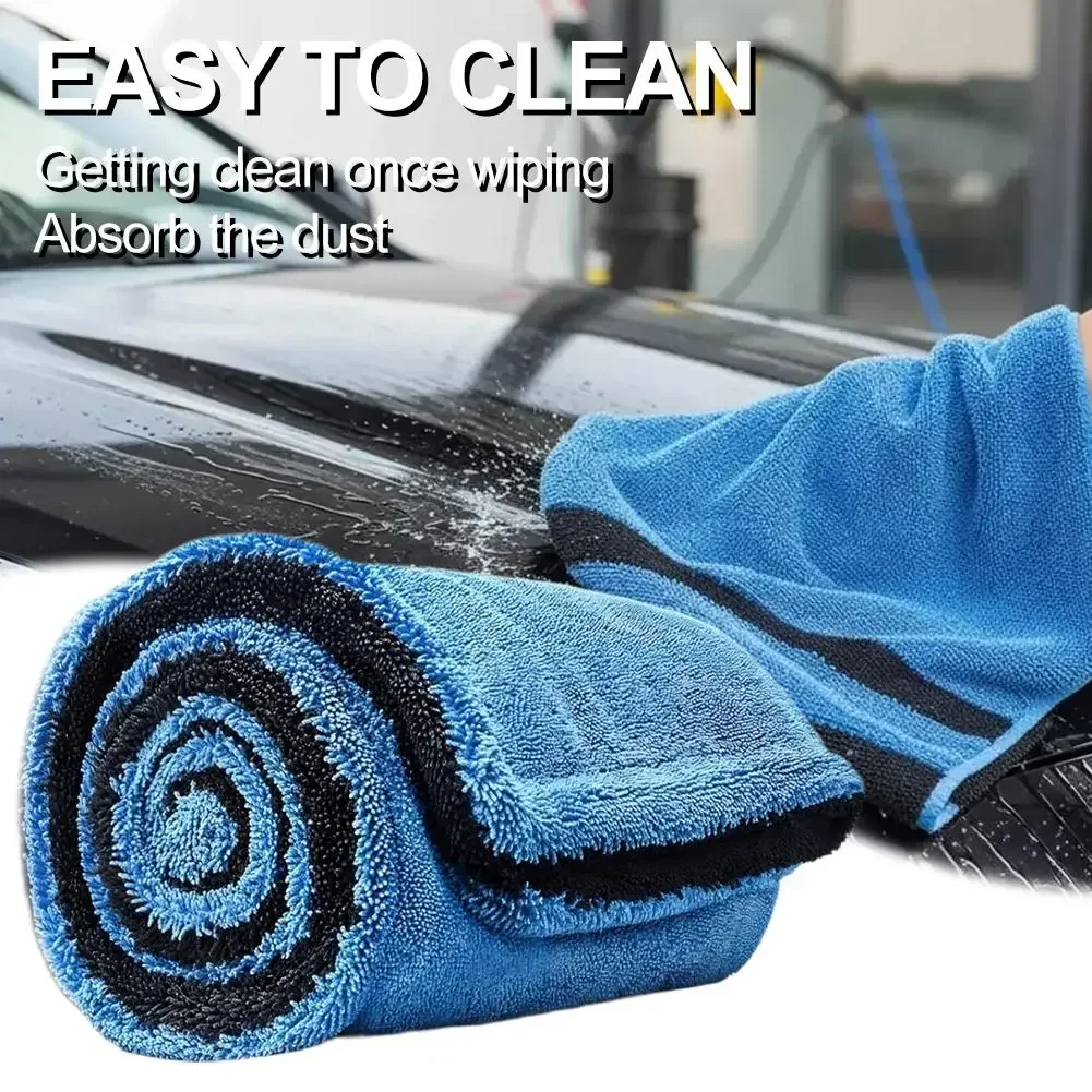 1400GSM Ultra-Thick Drying Towel for Car/Motorcycle Oversized Cleaning Cloth Soft High Absorbent Car Detailing Towel
