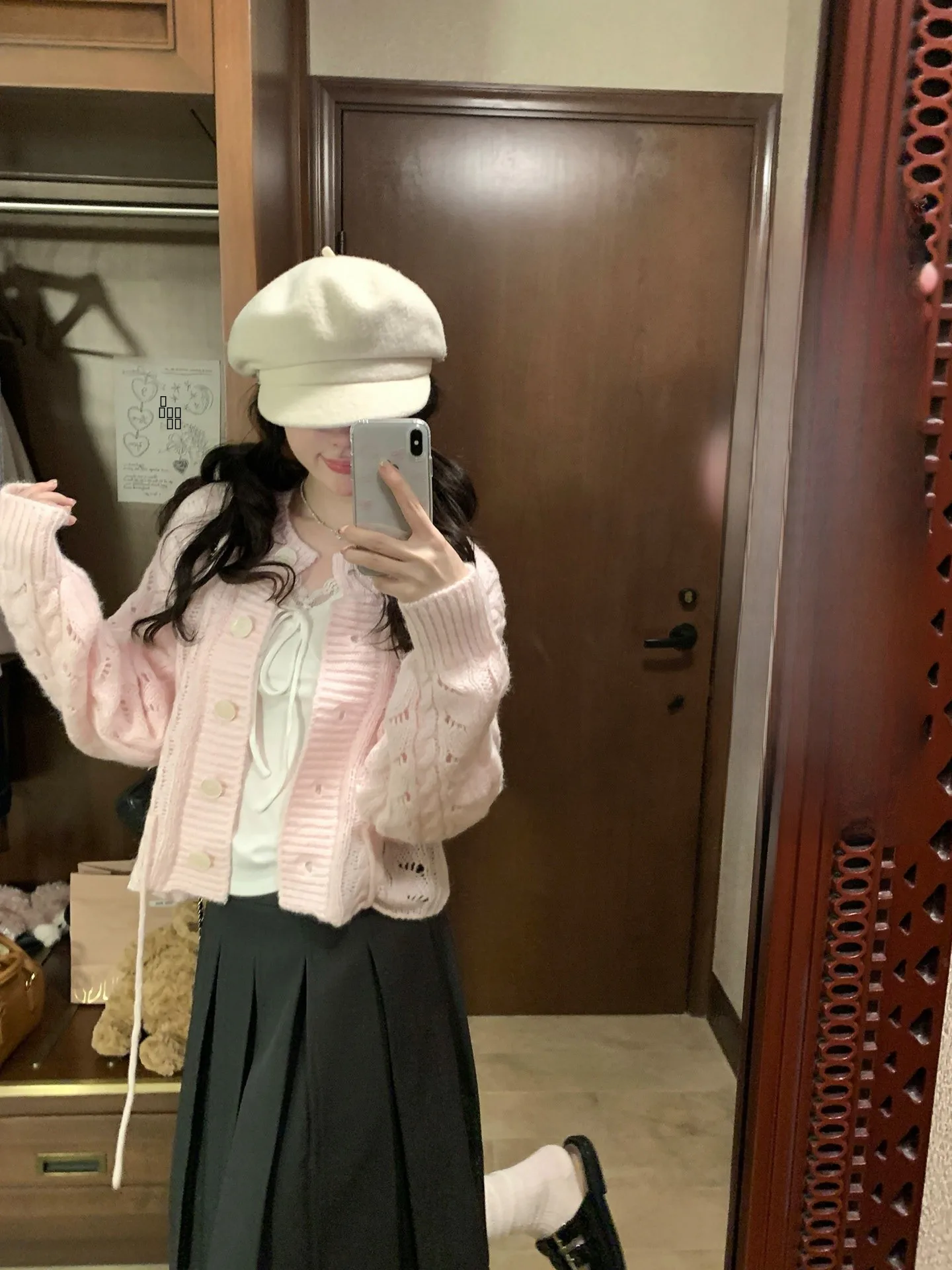 

Женский свободный вязаный кардиган PtonUmi с бантом, осенне-зимний, теплый, однотонный, с круглым вырезом, длинными рукавами, повседневный топ