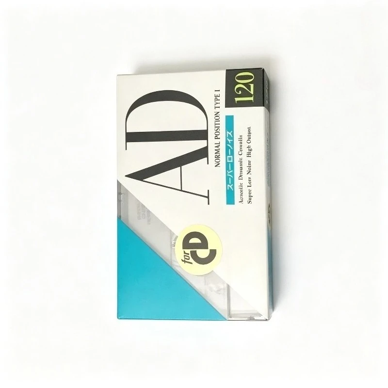 100% Original New For TDK AD 120min 1989 Mid-Grade Type I Blank Cassette For Three-Head High-End Duplication