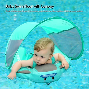 Baby float baby non-swimmer inflatable float children lying swimming ring swim waist float ring float swimming pool floaty toy