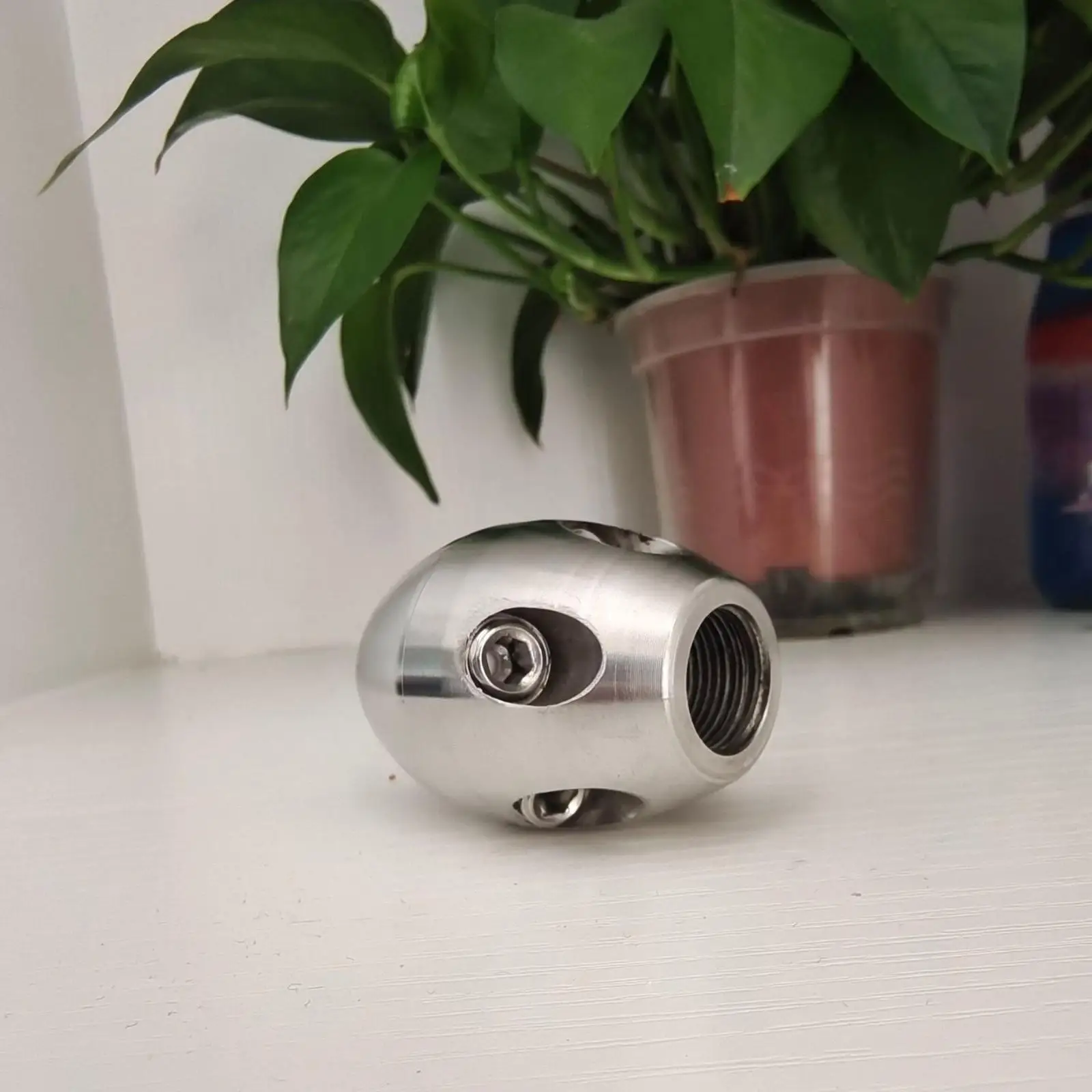 

Quick Connector Cleaning Nozzle 3/8 Jetter Sewer Head Stainless Steel for Heavy Drain Clog Removal