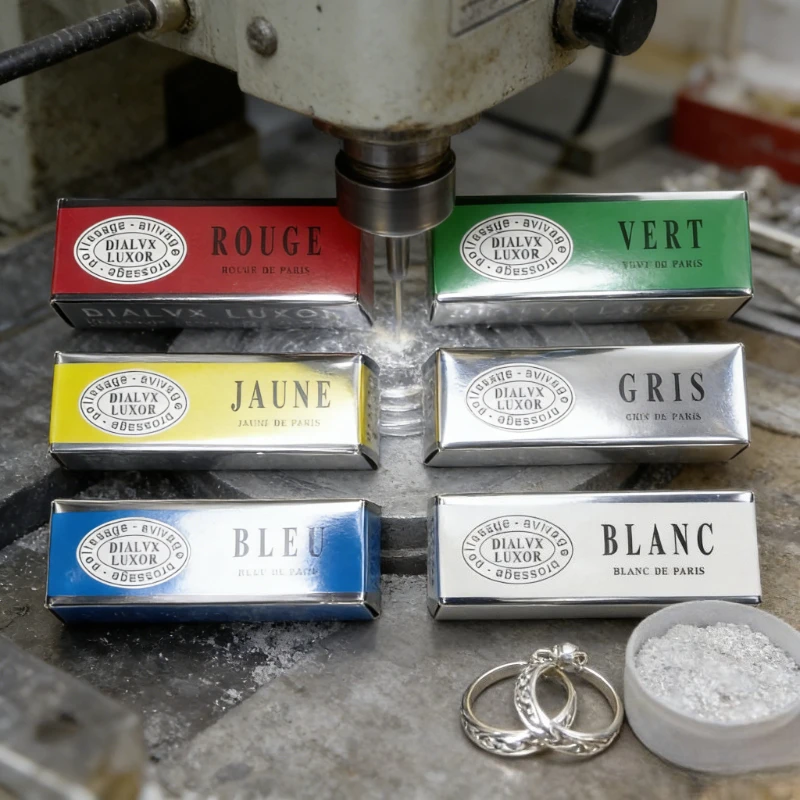 Solid Polishing Wax Compound - For Achieving Mirror Finish On Gold Silver Metal Rotary Tumbler Polish Jewelry Making Supplies
