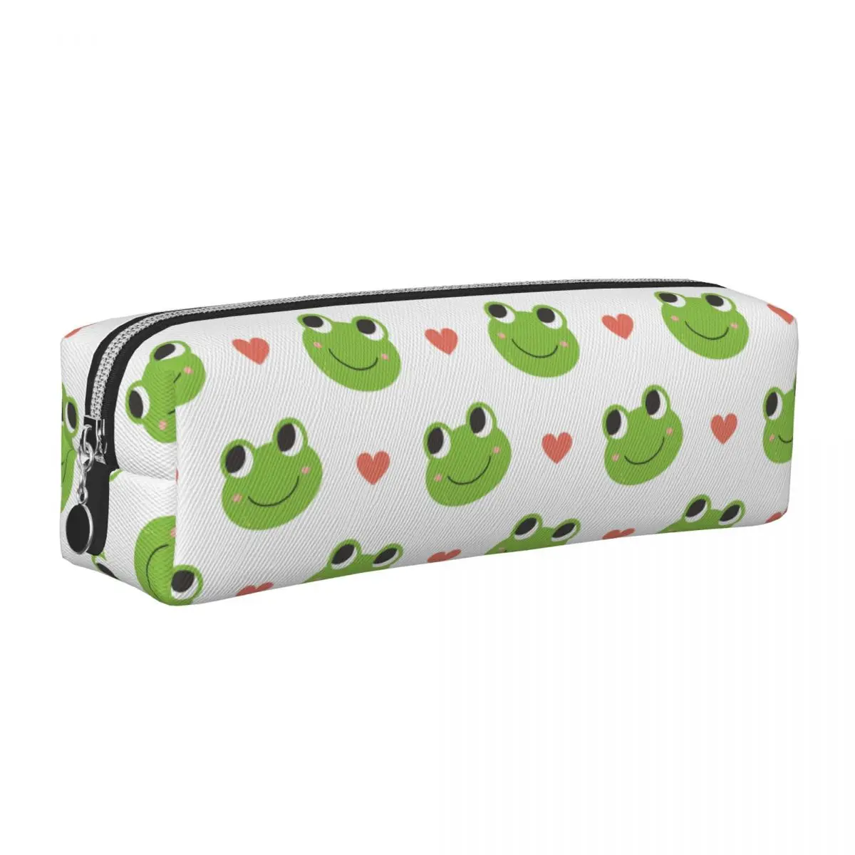 

Happy Frogs Pattern Pencil Cases Fashion Cute Frog Animal Pen Bag Student Big Capacity Office Cosmetic Pencilcases