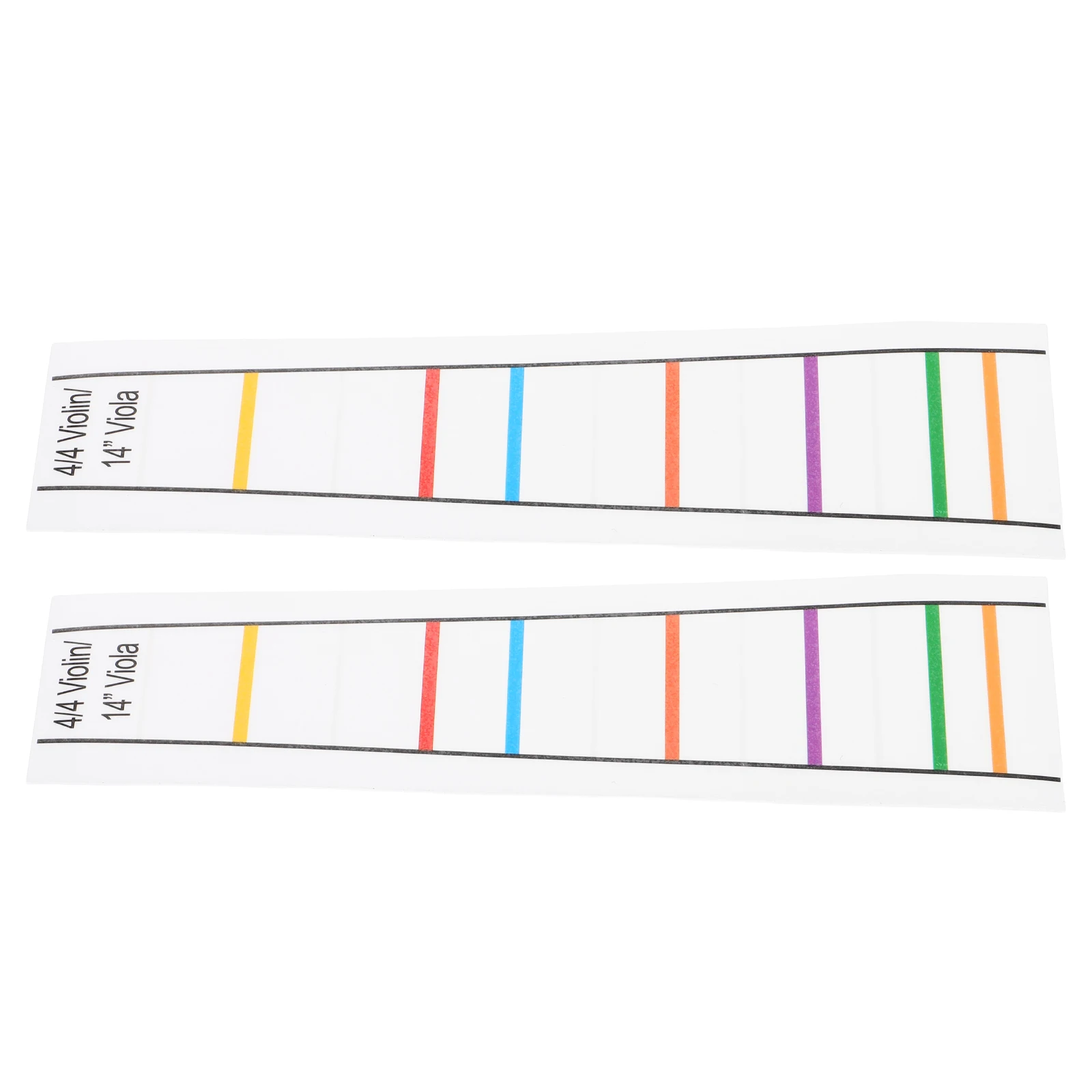 

2Pcs Transparent Violin Finger Placement Guide Stickers for 4 4 Violin Beginners Note Learning Aid Beginner Cello Finger Guide