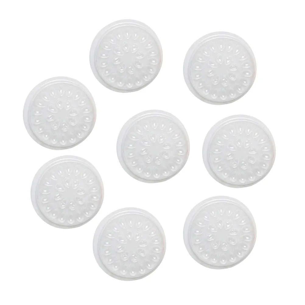 

20pcs Flower Shape Grafting Eyelash Extension Tray Holder Lash Holder For Salon Home Use Transparent Small Lightweight