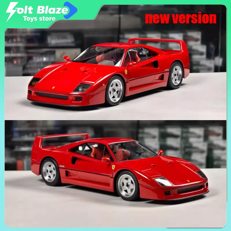 

NOREV 1/12 Ferrari F40 литая под давлением модель автомобиля, имитация статической комнаты, модель автомобиля, коллекционные автомобили из сплава, игрушки для мальчиков, подарок