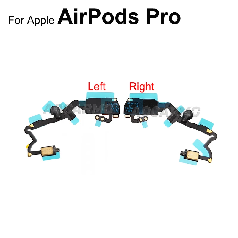 Aocarmo Left And Right Headphone Mic Microphone Flex Cable For Apple AirPods Pro Replacement Parts