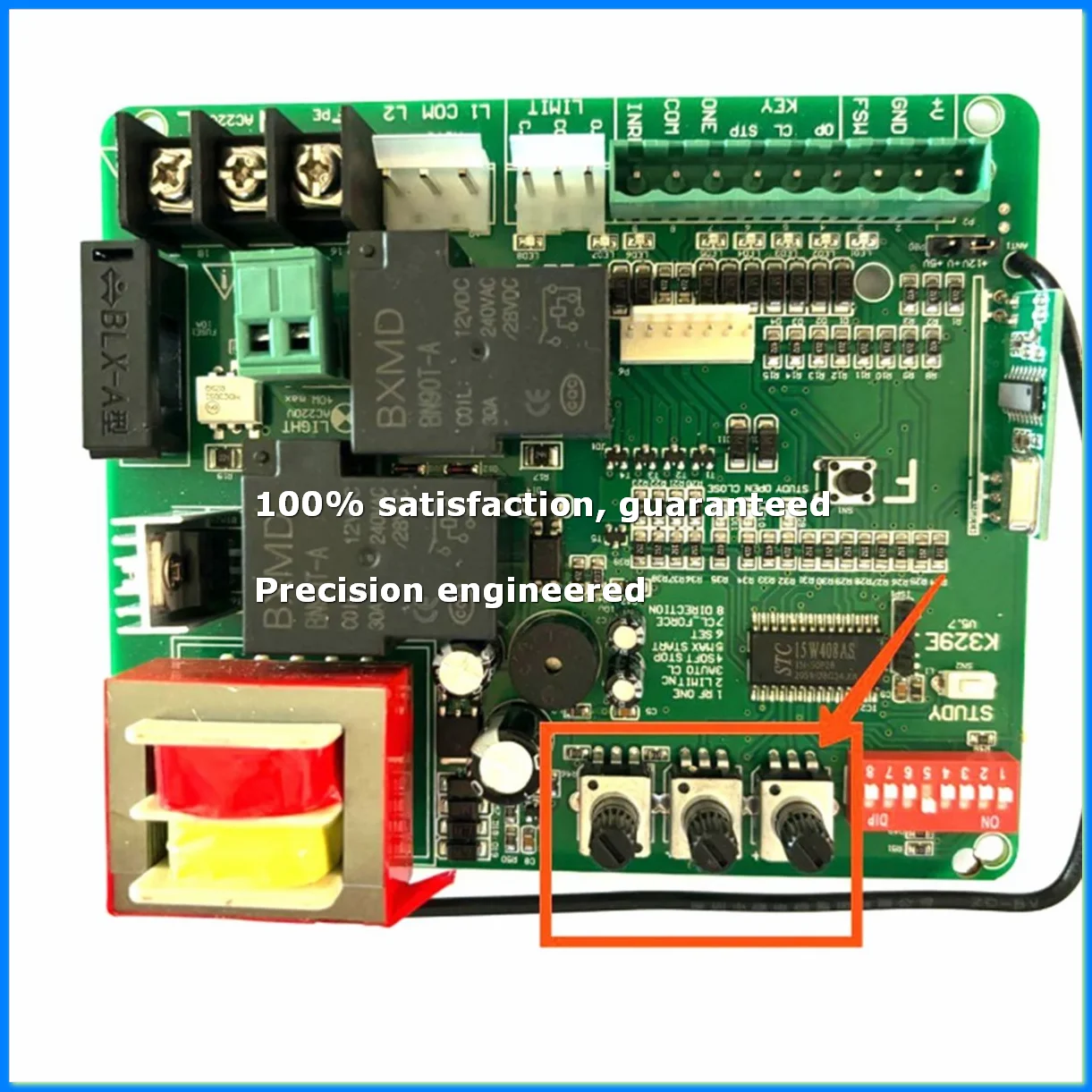 ●T329E Soft for Only Magnetic Limit Switch NO Sliding Gate Opener Motor Control Board Electronic Card Controller