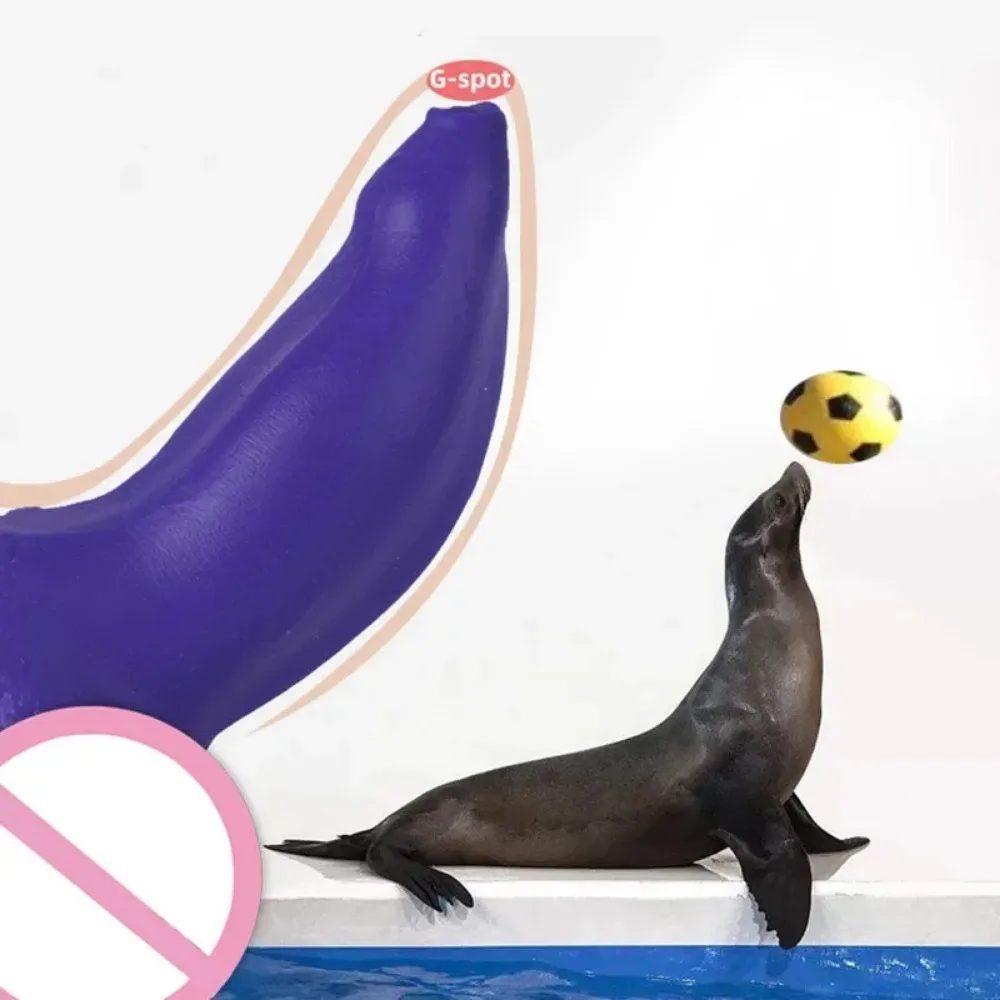 Super Big Thick Realistic Dildo with Suction Cup Silicone Fake Dick Sea Lion Huge Anal Dildos Masturbation Sex Toys for Woman