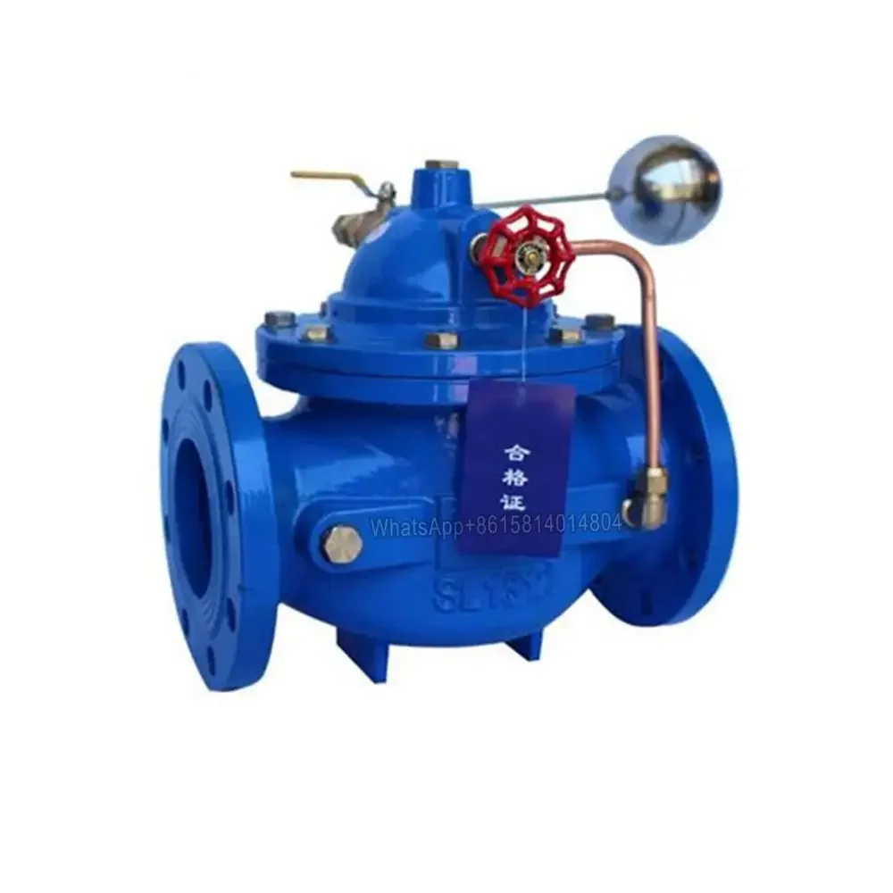 

100X remote control float valve ductile iron flange water level control valve water tank automatic filling valve DN50 DN65 DN100