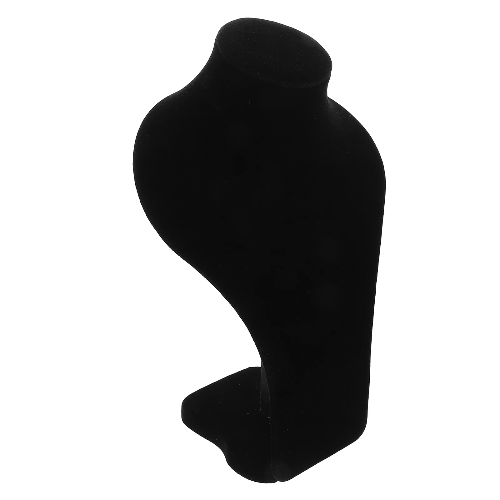 

Jewelry Necklace Display Stand Lint Fabric Sturdy Structure Durable Long-Term Use Soft Lining Protection Mall Home Organizer