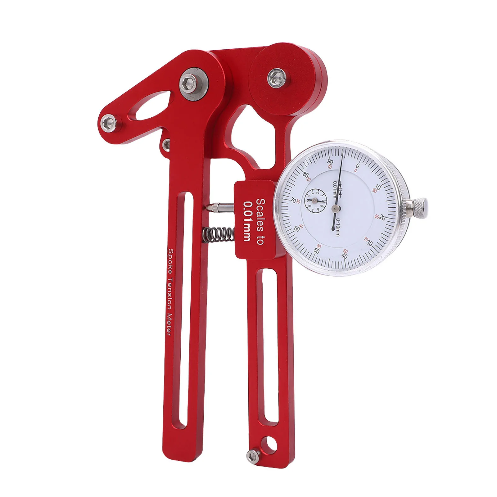 

Измеритель натяжения спиц велосипедного колеса, прочный из сплава, измеритель выравнивания обода велосипеда для ремонта