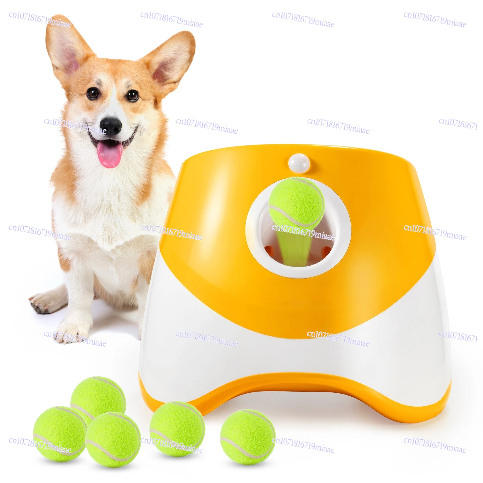 

Pet ball thrower, outdoor bouncy tennis ball launcher, dog toy