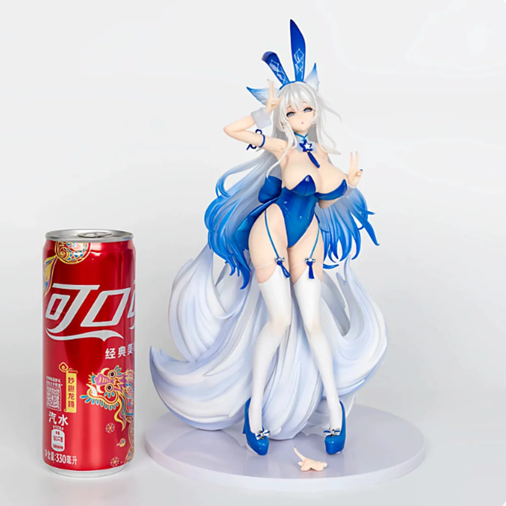 

Azur Lane Figure Shinano Anime Fox Girl Pvc 28cm Action Figure Toy Game Azur Lane Statue Fans Collectible Model Doll Gift